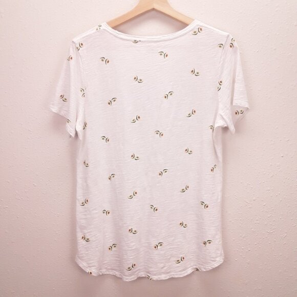 Old Navy white Avocado Tshirt Size M - Picture 2 of 5